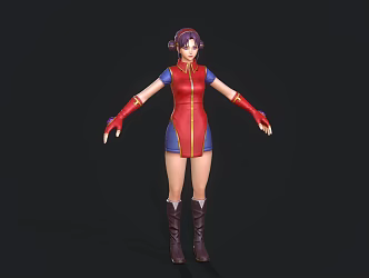 Modern Beauty Woman Game Character Anime Character 3d model