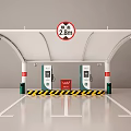 State Grid Electric Vehicle Charging Stations With Display Screen And Charging Gun