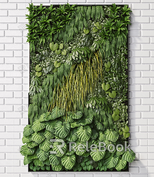 Modern Plant Wall model