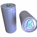 Cans 3d model