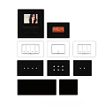Modern Switch Panels In Various Styles With Black White Colors And Multiple Switches