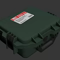 High Quality Green Durable Weapon Storage Case With Secure Locking System 3d model