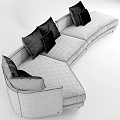 Multiplayer Sofa 3d model