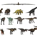 Modern Dinosaur Combination 3d model