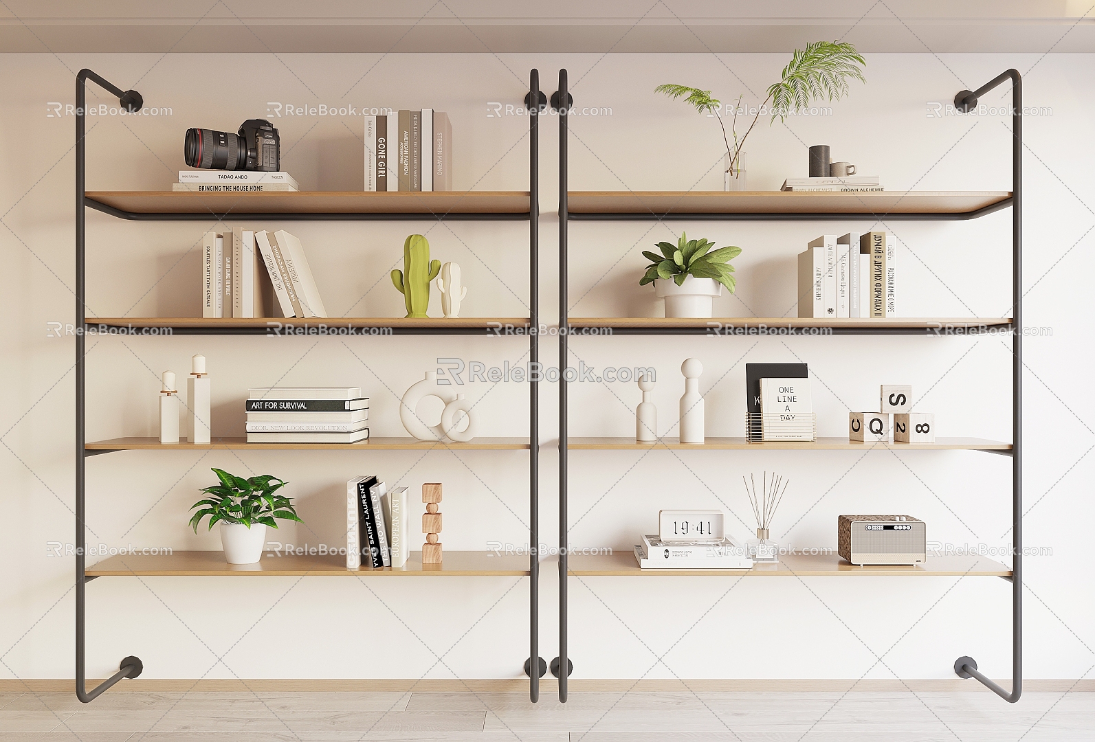 Modern Storage Rack 3d model