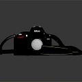 Nikon camera SLR camera card machine 3d model