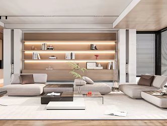 modern living room home living room 3d model