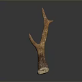 Natural Handmade Antler Shaped Decorative Household Item With Brown Wooden Texture And Smooth Finish