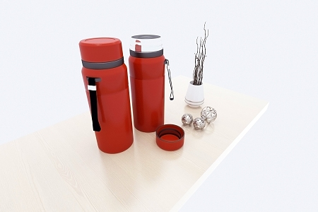 Modern thermos cup 3d model