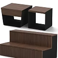 Modern Outdoor Bench With Wooden Slats And Black Frame Design
