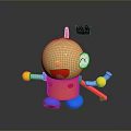 Puppet puppet wooden figure game character game character realistic character 3d model