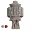 Modern Luxury Striped Metal Multi tiered Chandelier For Home Interior Design Decor