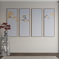 New Chinese Decorative Painting 3d model