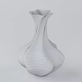 Pink White Decorative Vase Ornamental Home Decor Piece for Living Room Decoration