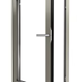 80 broken bridge aluminum system window casement inside inverted hardware sample angle inside flush 3d model