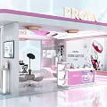 PROYA Beauty Store Featuring Modern Interior Display Area And Skincare Products