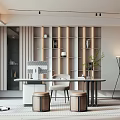 Modern study 3d model
