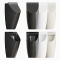 Modern Urinals In Black White Beige Colors For Contemporary Bathroom Design