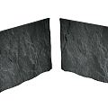 Modern wall background slate 3d model