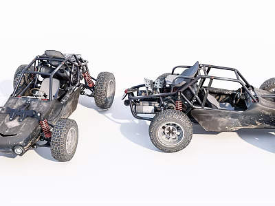 Hyundai off-road vehicle off-road kart 3d model
