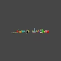 Vibrant Colorful Miniature Toys Scattered On Purple Background