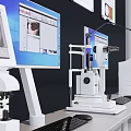 Vision testing instrument Vision testing table Height measurer Physical examination instrument 3d model