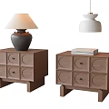 Bedside Table Lamp Bedside Chandelier 3d model