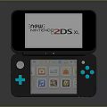 New Nintendo 2DS XL Handheld Gaming Console With Open Design And Colorful App Icons