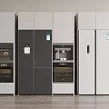 Modern refrigerator 3d model