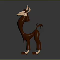 Decorative Ornament Set Featuring 3D Designed Brown Animal Figure for Modern Home Decor