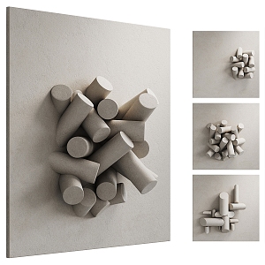 Modern wall decoration wall decoration pendant 3d model