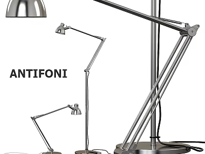 Antifoni Modern Metallic Floor Lamp Featuring Adjustable Multiple Designs 3d model