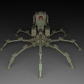 mechanical spider 3d model