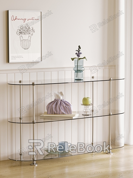 Minimalist glass cabinet glass cabinet chest of drawers porch cabinet bar case model