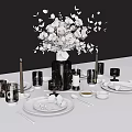 Modern Tableware Combination 3d model