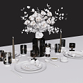 Modern Tableware Tableware Combination 3d model