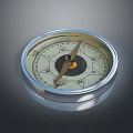 Classic Brass Cased Compass with Accurate Magnetic Needle for Outdoor Navigation