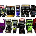 Modern game machine electric video game 3d model