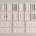Various White Door And Window Design Styles For Home Interior Decoration