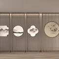 New Chinese Screen New Chinese Screen Partition 3d model