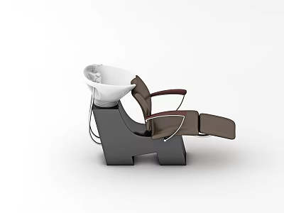 Modern Massage Chair With Comfortable Leather Seat And Adjustable Backrest Design 3d model