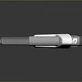 Modern Medical Injection Pen With White Body And Purple Component Design