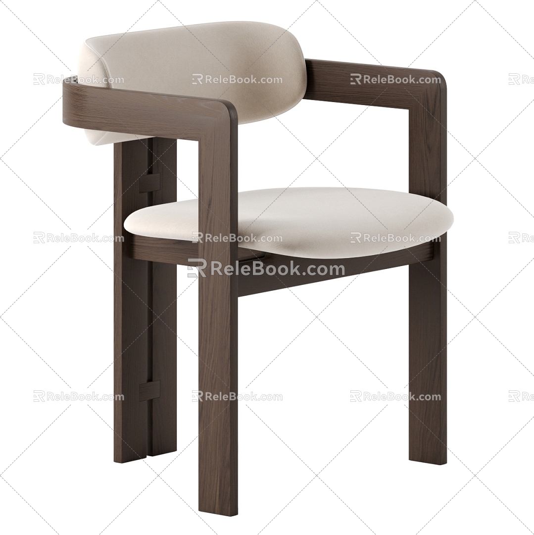 Chair Seat Stool Leisure Chair Single Chair 3d model