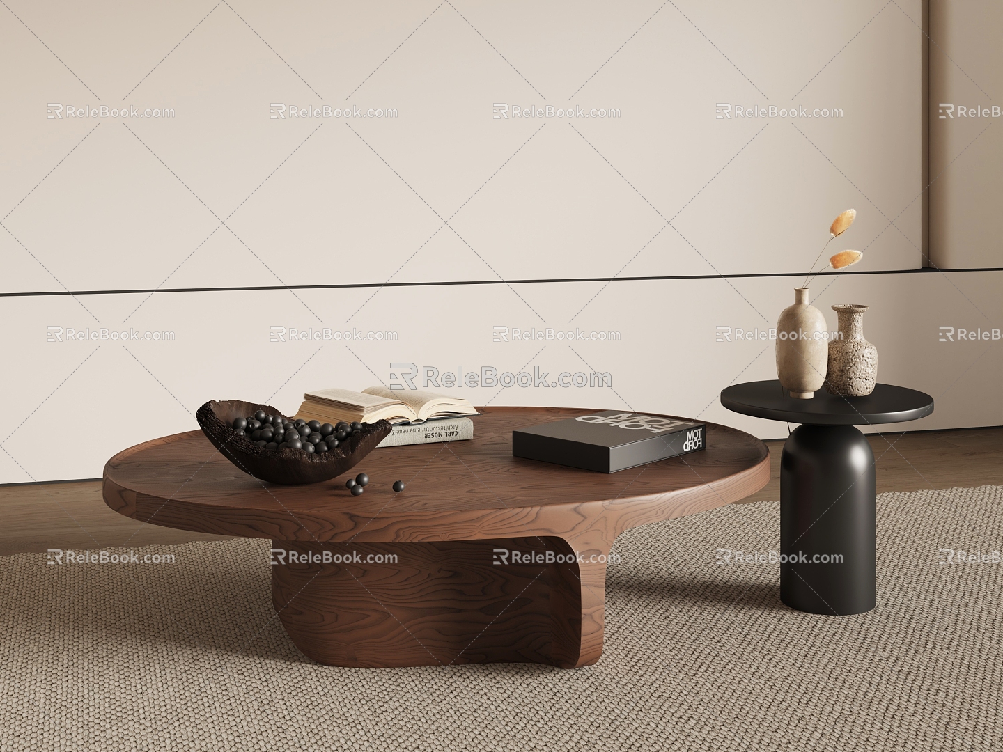 Middle Ancient Style Coffee Table 3d model