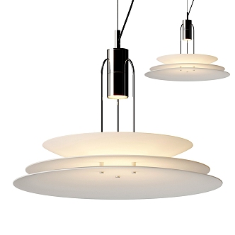 Milotti Minotti chandelier combination 3d model