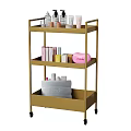 Modern Medical Equipment for Beauty Treatment with Treatment Bed Exam Lamp and Trolley