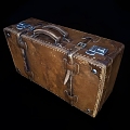 Realistic Old Boxes Modern Realistic Boxes Luggage Old Boxes Luggage Retro Old Objects 3d model