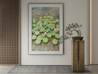 New Chinese Decorative Painting 3d model