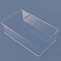Clear Plastic Storage Container Filled with Orange Pills for Home Use
