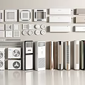 Different Types of Air Conditioner Fans Including Wall Mounted Floor Standing and Window Type Models